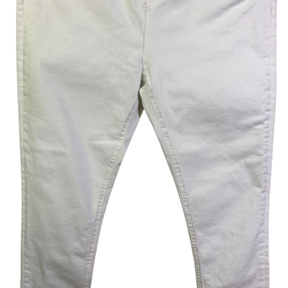 TOPSHOP White Jamie Moto High Waist Ankle Grazer Jeans - NWT - Picture 4 of 11